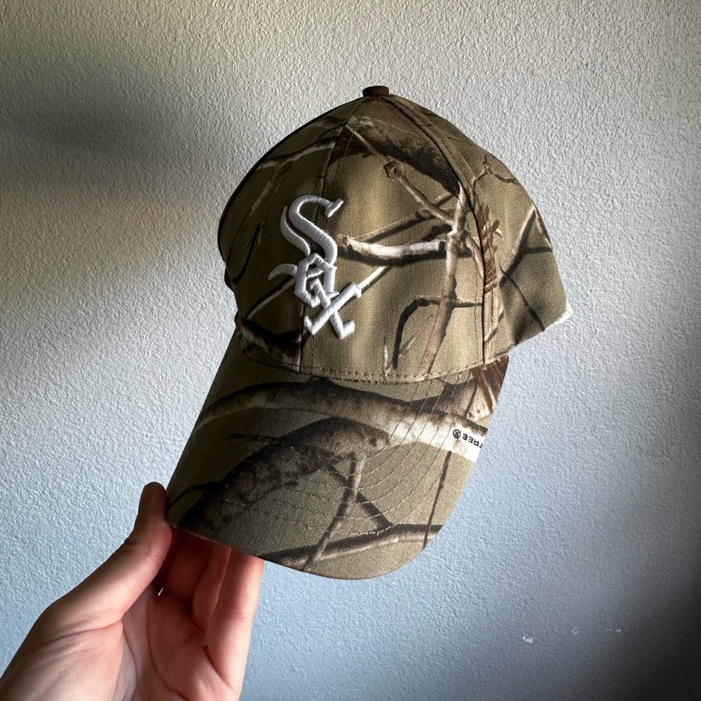 Chicago white Sox camp real tree hat